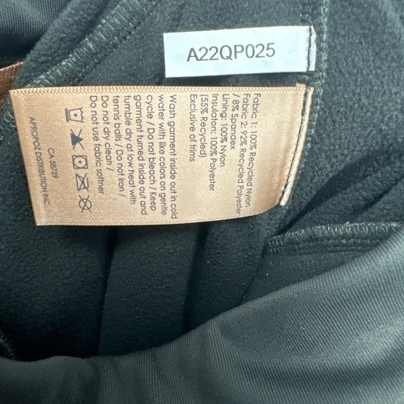 INDYEVA Women’s Size Small Insulated Book Pants Black Hiking Snow Outdoor NEW! - Picture 7 of 8